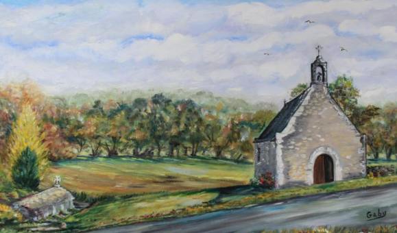 Chapelle et fontaine Ste H�lene Branrun Surzur, Gaby Denys