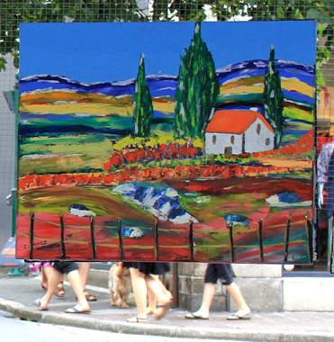 March des peintres de Pontivy, Manfred La-Fontaine,