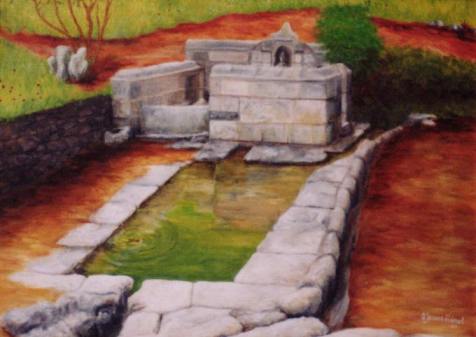 La fontaine de St Goulven, Finistre, Gaelle Jeanne Premel